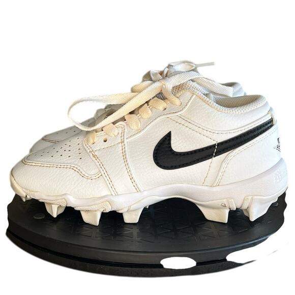 ***SOLD*** Kids Nike Air Jordan 1 Low HF6885-100 Athletic Cleats Size 13C White - Picture 1 of 6